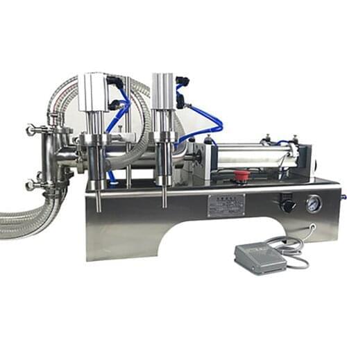 50-500ml Horizontal double-head pneumatic liquid filling machine Automatic quantitative filling machine