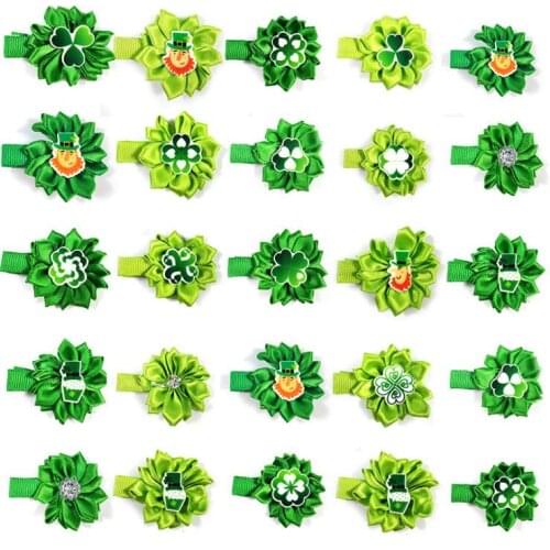 50pic/set Pets tie pet hairpin cat dog duck bill clip cat pet hairpin Teddy decoration in random colors