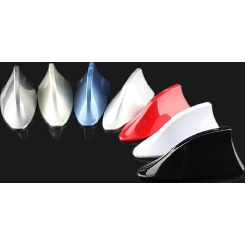 Car Shark Fin Antenna With Signal Radio Dedicated Antenna Roof Tail Antenna Modification Free Punch Car Accessories Decoration