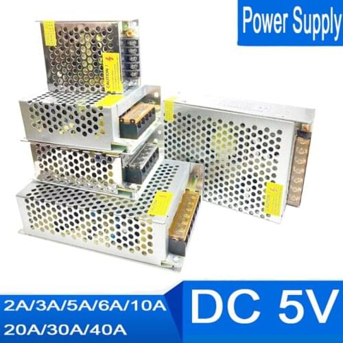Pc Power Supply 5V Transformer Power Adapter 2A 3A 5A 6A 10A 20A 30A 40A 50A 60A AC DC Convter 5V Power Supply Module For LED