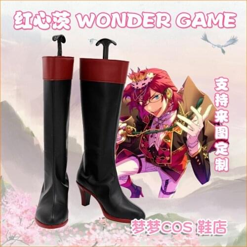 Ensemble Stars Knights SAEGUSA IBARA Cosplay Shoes Boots Custom Made Halloween Carnival Accessories Any Size