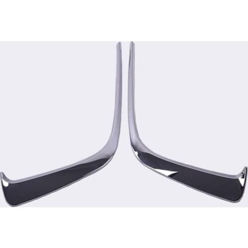 2017 For Toyota Hilux Accessories Chrome Fog Lights Eyebrows Trim For Toyota Hilux Revo 2016 2017 Pickup Car Molding Strips