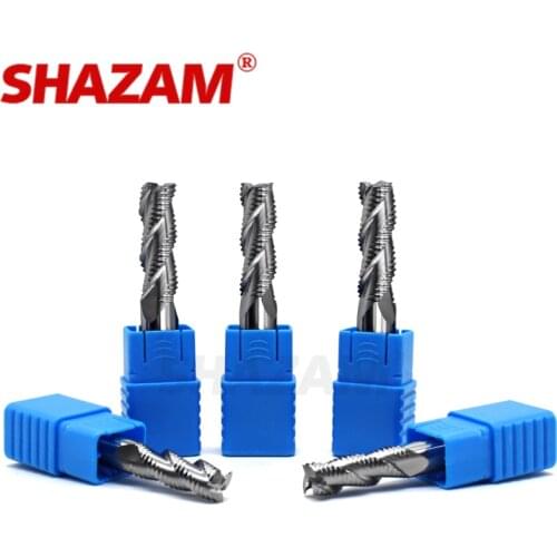 Roughing Aluminium Milling Cutter Alloy Coating Tungsten Steel Tool Cnc Maching 3 Blade Endmills SHAZAM For Cnc Machine Cutting