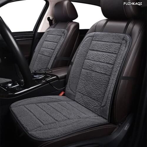 FUZHKAQI 12V Heated car seat cover for Mazda all models CX-7 CX-5 cx4 CX-3 mazda 6 3 626 323 M2 Winter Pad Cushions car seats