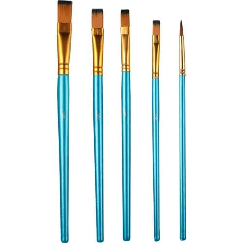 Art Model Paint Nylon Hair Acrylic Oil Watercolour Drawing Art Supplies Color Painting Craft Artist Paint Brushes Set