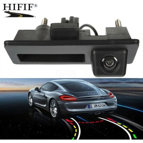 CCD HD Car Trunk Handle Rear View Camera for Audi A4 A5 S5 Q3 Q5 for VW Golf Passat Tiguan Touran Jetta Touareg B6 B7