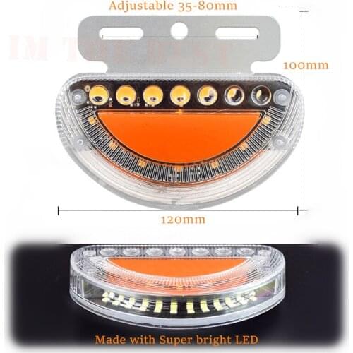 NEW ARRIVAL 4pcs Colorful LED Side Marker Light Lamp Truck Trailer Lorry Caravan Sealed Waterproof 24V