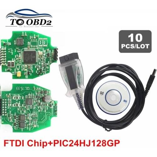 10PCS/LOT ELS27 FORScan V2.3.8 PIC24HJ128GP+FTDI Microchip For FD for Mazda for Mercury Designed Work Over ELM327&J2534 Pss-Thru
