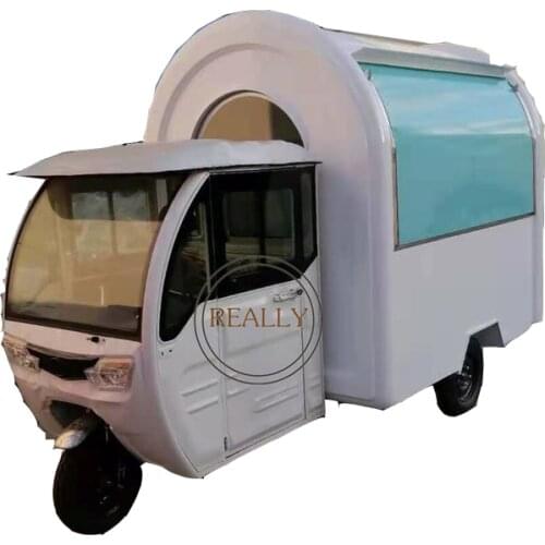 Motorcycle Bakery Food Cart Electric Tricycle Tuk Tuk Food Party Vending Truck Hot Dog French Fry Carts
