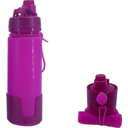 Soft Foldable Flask 500ml Water Bottle Hydration Water Bladder for Running Marathon Cycling Trail Hiking