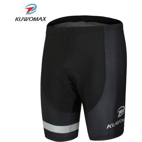 2022 New KUWOMAX Hot Sale Unisex Black Bicycle Cycling Comfortable Underwear Sponge Gel 3D Padded Bike Short Pants Cycling Shor