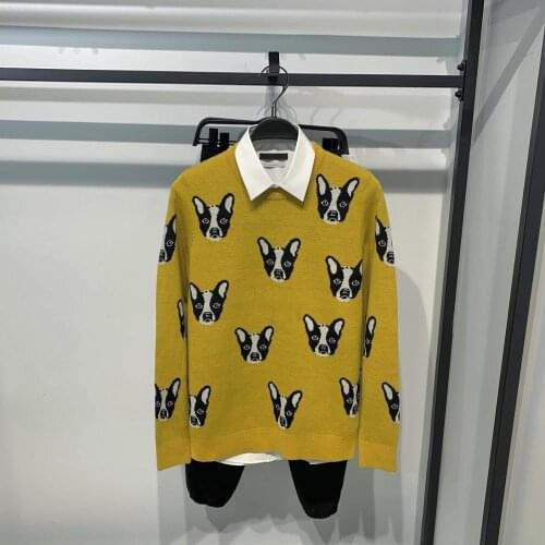 New Casual Men Fashion Hoody Bear Print Hoodies Sweatshirts Printed Pullover Hoodie Cotton