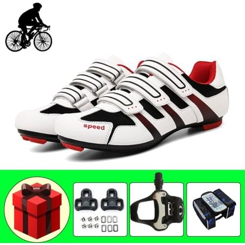 Professional Road Bike Shoes Breathable Self-locking Unisex Cycling Sneakers Zapatos Ciclismo Wear-resistant Superstar Footweat