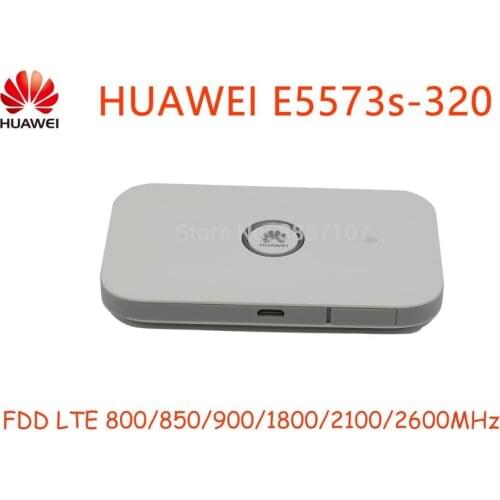 Brand New Original Unlock LTE FDD 150Mbps HUAWEI E5573 E5573s-320 4G Router With Sim Card Slot And 4G LTE WiFi Router