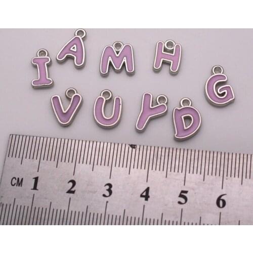 PINK alphabetical letters words from A to Z (2 face ) 9 pcs /lot