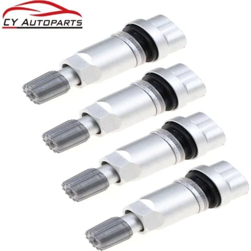 YAOPEI 4PCS Tire Pressure Monitoring System Sensor Valve Stem Repair Kit TPMS Tire Valves For LAND ROVER Alloy Tubeless Valve