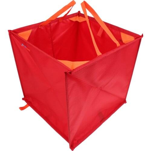 Folding Foldable Triangle Climbing Tree Arborist Throw Line Throw Weight Bag Clothing Storage Cube Organiser Holder Red