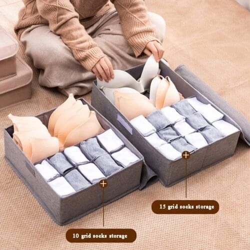 Foldable Underwear Drawer Organizers Dividers Closet Separated Storage Boxes Dresser Clothes Storage Organizer Box Home