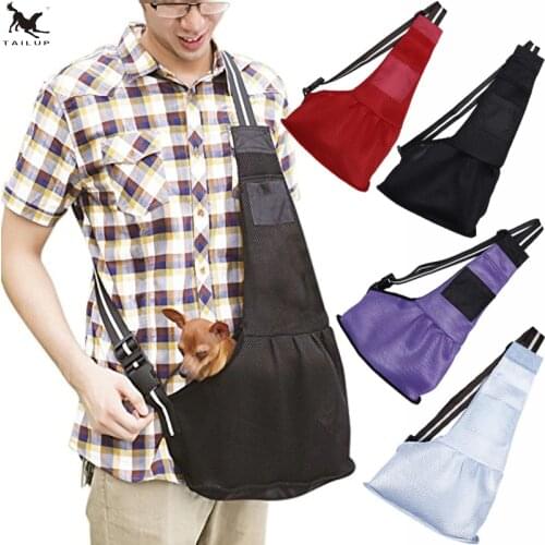Slings Pet Carrier Bag Summer Breathable Mesh Dog Carrier Backpack Shoulder Bag For Small Dog Puppy Cat Travel Bag Tote