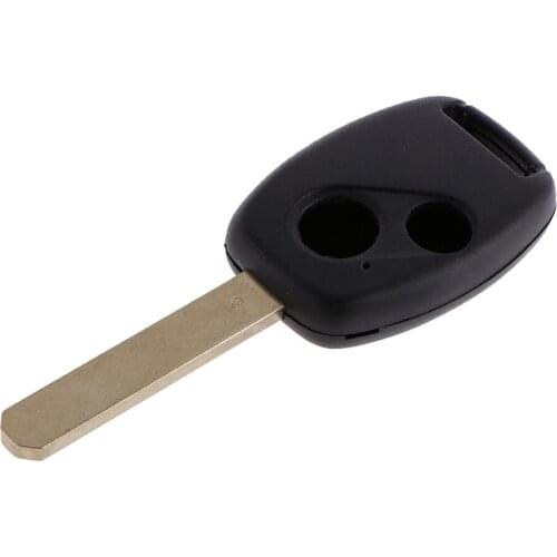 Replacement Key Fob Shell Case Fit for Civic Fit Accord Jazz FRV 2 Buttons