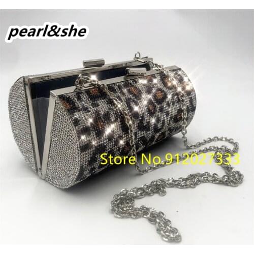Gold Silver Rhinestone Shoulder Bag Luxury Womens Evening Clutch Bag Bridal Wedding Clutch Purse Diamond Mini Handbag