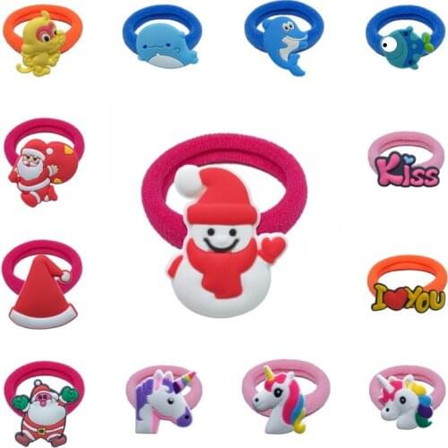 1000PCS Hairbands Kids Scrunchy Hair Band Elastic Hair Accessories Girls Hair Rope