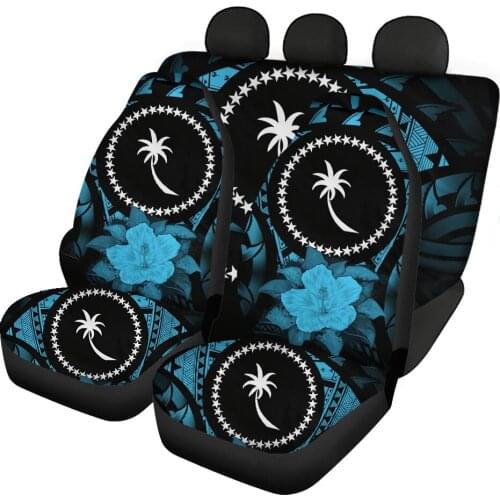 Chuuk Island Car Seat Cover Adjustable Car Accessories Protect Case Durable Auto Mat Protector Vehicle Case Polynesian Style