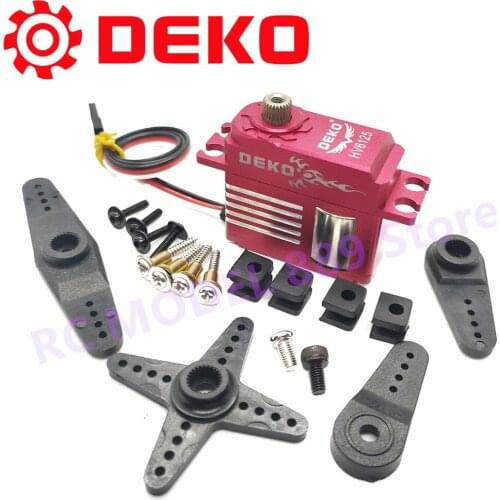 DEKO HV6295 Helicopter Swashplate Medium Narrow Frequency All Metal High Voltage HV Digital Steering Gear 450-500 Lock Tail