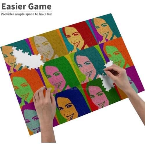 Riley Reid Jigsaw Puzzle Educational Puzzle Games Toys American Actress Star Star O Sexy Pop Vintage Retro Riley Reid Popart