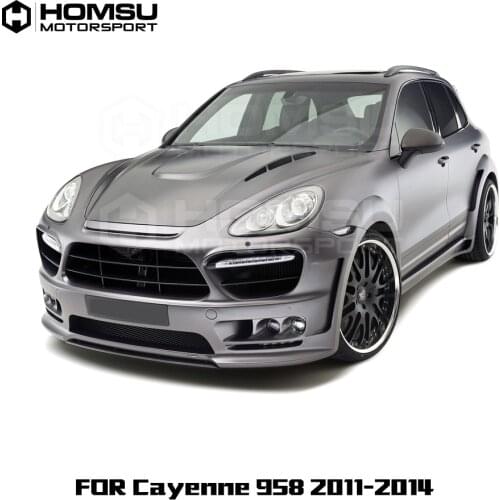 Hm style kit Suitable For 2011-2014 958 Porsche Cayenne Full Body Kit Front Bumper Rear Bumper Side Skirts Fender Flares