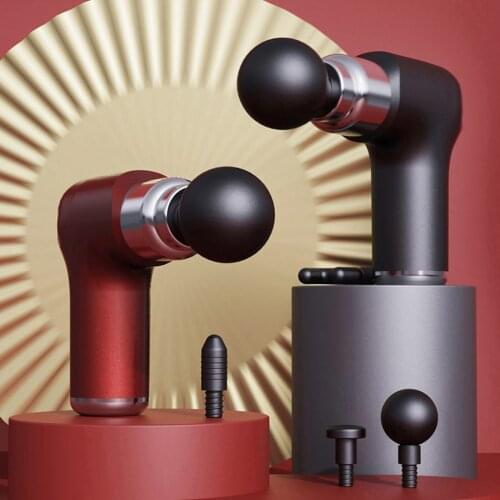 Massage Gun 48-Level Variable Frequency Vibration Muscle Massage Body Massager for Pain Relief Portable with 4 Massage Heads