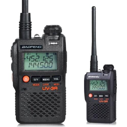 Mini Baofeng UV-3R Walkie Talkie Dual Band 136-174/400-470 Dual Band VHF&UHF Transceiver Ham Radio