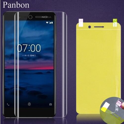 Soft Hydrogel Front Film for Nokia 7 Plus 7.1 Full glue 3D 5D coverage Screen Protector for Nokia 7.1 7 Plus TPU nano film