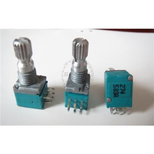 Original New 100% A503 B502 RK09 Type A50K B5K double sealed precision power amplifier audio volume potentiometer (SWITCH)