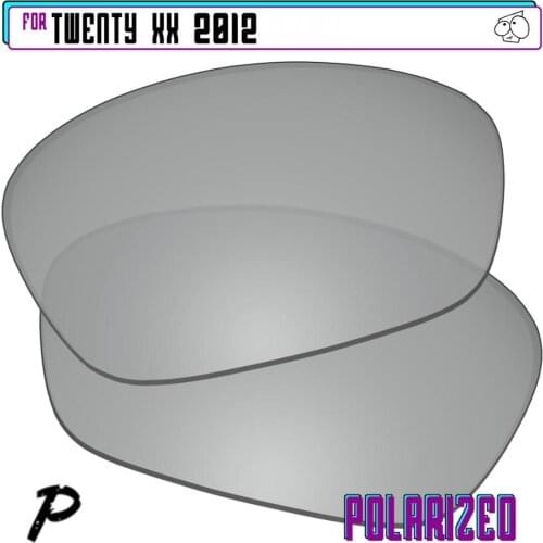 EZReplace Polarized Replacement Lenses for - Oakley Twenty XX 2012 Sunglasses - Silver P