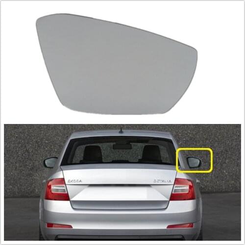 Right Side For VW Octavia A7 Mk3 (5E) Sedan & Combi 2013 2014 2015 2016 2017 Car-styling New Door Rear Mirror Glass Heated