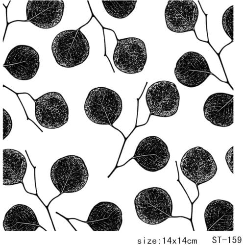 AZSG Scattered leaves Clear Stamps/Seals For scrapbooking DIY Card Making/Album Silicone Decoration crafts 14*14cm