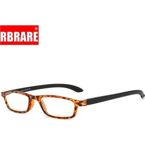 RBRARE Small Frame Anti-blue Light Reading Glasses Men and Women Middle-aged and Old Ultra-light Prescription Eyeglasses Oculos