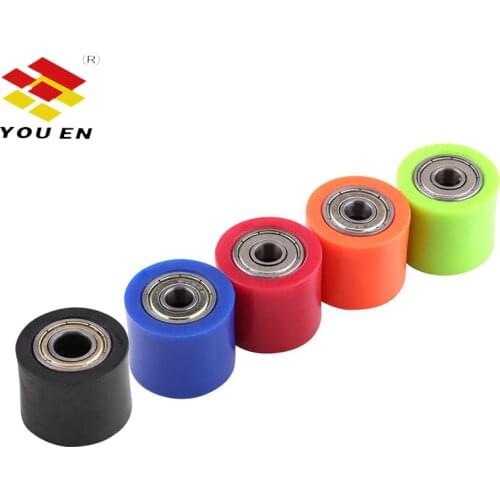 YOUEN 8mm 10mm Drive Chain Roller Pulley Wheel Slider Tensioner Wheel Guide For Street Bike Motorcycle Motocross ATV CRF CR XR