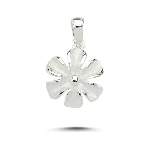 Silverlina Silver Flower Pendant