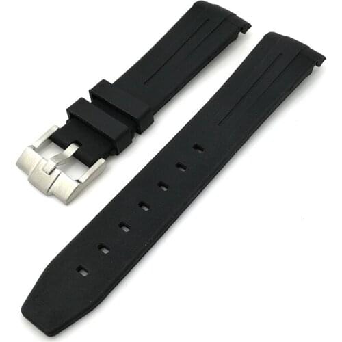 2018 New High-end Watch Accessories Water Spike Elbow Silicone Watch Strap