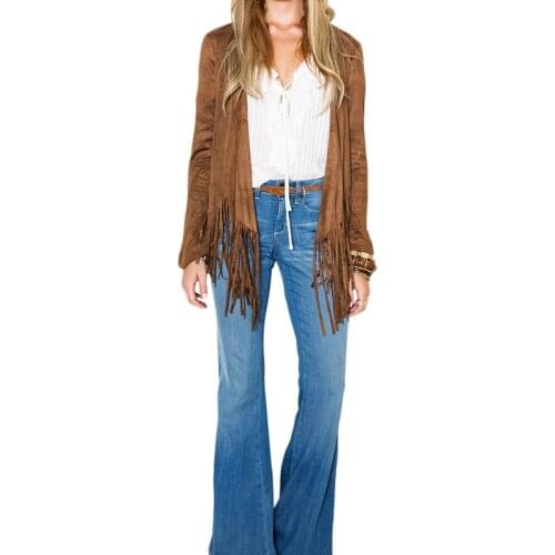 2021 Spring and Autumn Hem Fringed Long-sleeved Cardigan Small Women clothes Jackets New Womens Jackets Womens Jackets