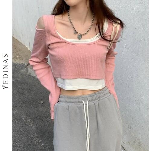 Женские пуловеры с открытыми плечами Yedinas China At AliExpress