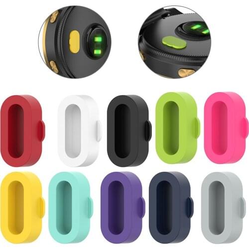 10pcs Anti Dust Charger Dock Plug Protector Stopper Cap Cover for Garmin Venu 2 Venu 2S Fenix 5 5S 5X Colorful Silicone Plugs