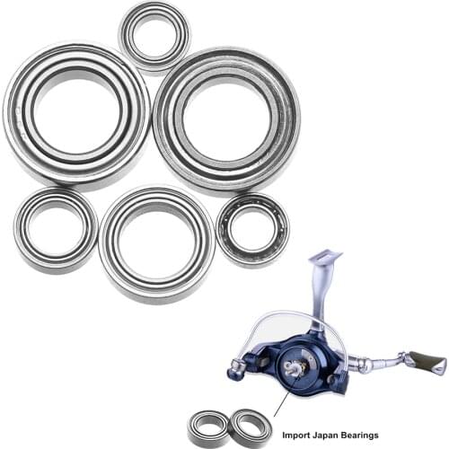 1 PC High Quality Fishing Sealed Bearings Stainless Steel Reel Accessories 6 Sizes Smooth Fishing Bearings
