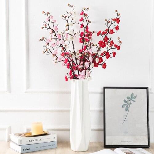 1 PCS Simulation Wintersweet Artificial Plants Fake Flowers Home Garden Wedding Decoration