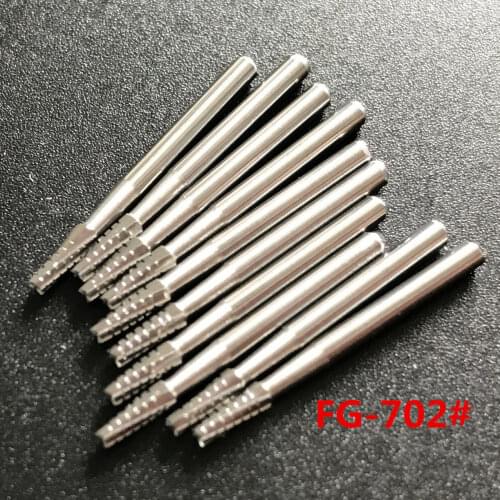 100pcs Dental Tungsten carbide burs FG - 702
