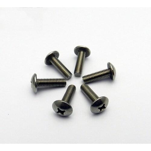 30PCS 304 Stainless Steel Cross Recessed Flat Head Machine Screw / Large Flat Head Screw M3 * 16 JISB1111