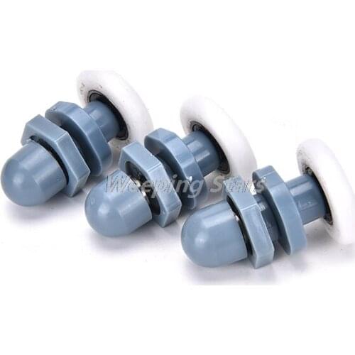 5pcs/Lot Diameter 25 x 5.5 mm ABS Plastic Pulley Runner Wheel Sliding Door Rollers Bearing For Shower Cabin Room Replacement