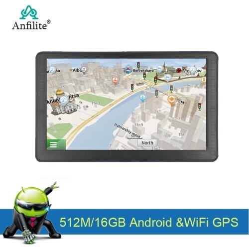 7 inch Android GPS truck GPS Navigation Europe Truck gps Navigator WiFi 512M 16GB 1024*600 Spain France Russian map